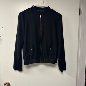 Black Bomber Jacket
